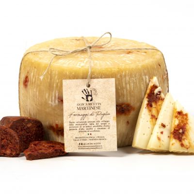 Pecorino ubriaco al vino primitivo